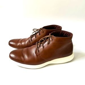 Cole Haan size 9 1/2 men’s brown leather boots